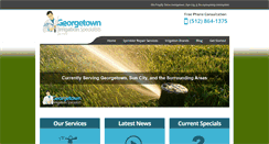 Desktop Screenshot of georgetowntxsprinkler.com